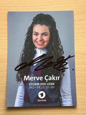 Merve Cakir - Sturm der Liebe - Autogrammkarte original signiert - S7407