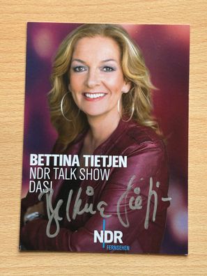 Bettina Tietjen - Autogrammkarte original signiert - S7513