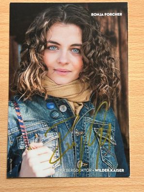 Ronja Forcher - Der Bergdoktor - Autogrammkarte original signiert - #11010