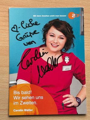 Carolin Walter - Autogrammkarte original signiert - #10965