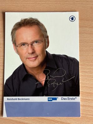 Reinhold Beckmann Autogrammkarte original signiert #S5203