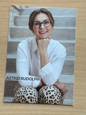 Astrid Rudolph - Autogrammkarte original signiert - #S8417