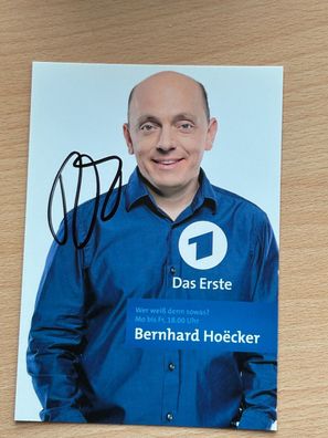 Bernhard Hoecker - Wer weiß den sowas? - Autogrammkarte orig. signiert - #S8455