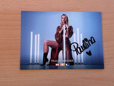 Paulina Wagner Autogrammkarte original signiert #S1437