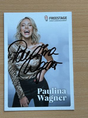 Paulina Wagner Autogrammkarte original signiert #S1138