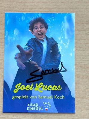 Samuel Koch - Schloss Einstein - Autogrammkarte original signiert - #S8557