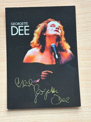 Georgette Dee Autogrammkarte original signiert #S3402