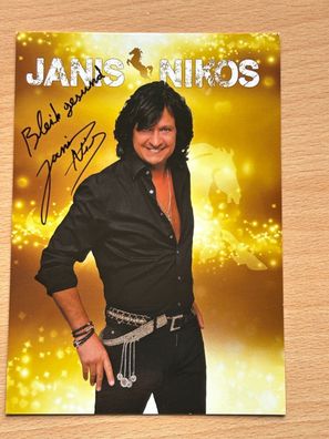 Janis Nikos Autogrammkarte original signiert #S3361