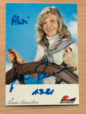 Karin Rauschen Autogrammkarte original signiert #S3422