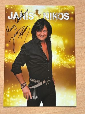 Janis Nikos Autogrammkarte original signiert #S3421