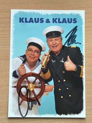 Klaus & Klaus Autogrammkarte original signiert #S3496