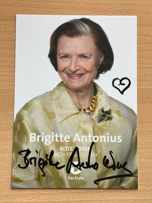 Brigitte Antonius - Rote Rosen - Autogrammkarte original signiert - #11737