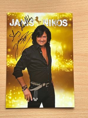 Janis Nikos Autogrammkarte original signiert #S9391