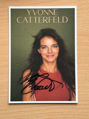 Yvonne Catterfeld Autogrammkarte original signiert #S9477