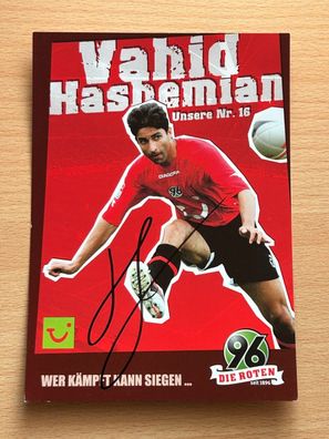 Vahid Hashemian - Hannover 96 - Autogrammkarte original signiert - #S3625