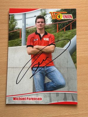 Michael Parensen - 1. FC Union Berlin - Autogrammkarte original signiert - #S3655