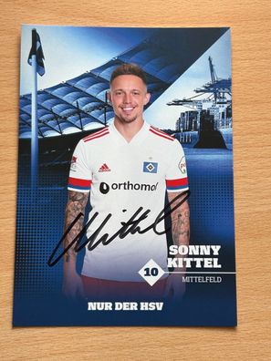 Sonny Kittel - HSV - Autogrammkarte original signiert - #S3692