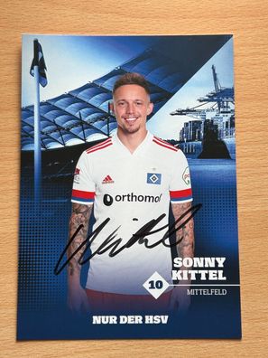 Sonny Kittel - HSV - Autogrammkarte original signiert - #S3693