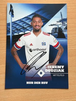 Jeremy Dudziak - HSV - Autogrammkarte original signiert - #S3687