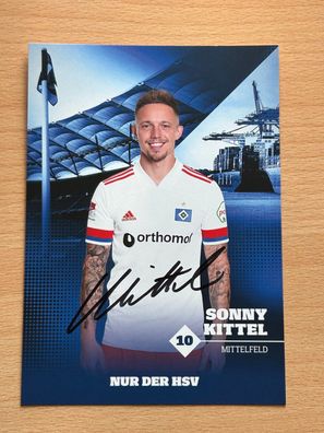 Sonny Kittel - HSV - Autogrammkarte original signiert - #S3694