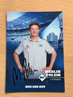 Merlin Polzin - HSV - Autogrammkarte original signiert - #S3753