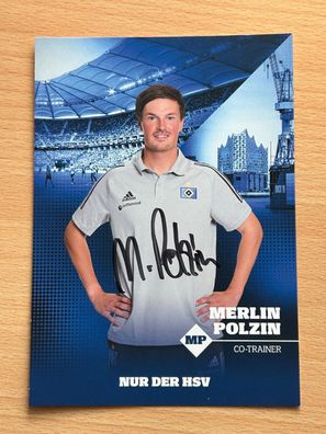 Merlin Polzin - HSV - Autogrammkarte original signiert - #S3749