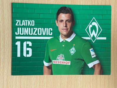 Zlatko Junuzovic - Werder Bremen - Autogrammkarte unsigniert - #S8085