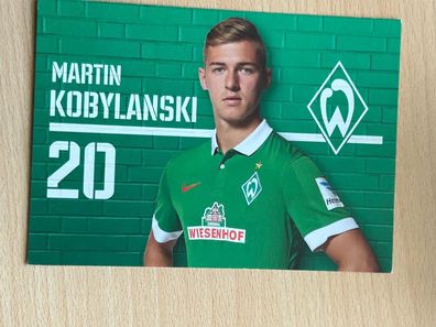 Martin Kobylanski - Werder Bremen - Autogrammkarte unsigniert - #S8084