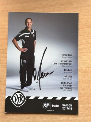 Timo Reus - VfR Aalen - Autogrammkarte original signiert - #8156