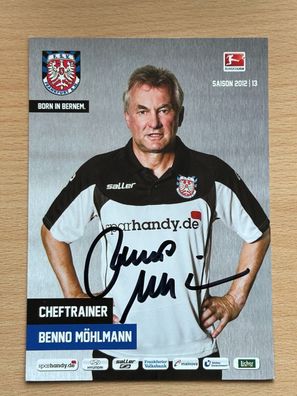 Benno Möhlmann - FSV Frankfurt - Autogrammkarte original signiert - #8181