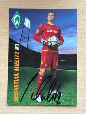Sebastian Mielitz - Werder Bremen - Autogrammkarte original signiert - #8145