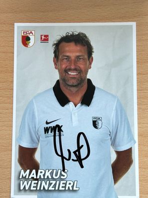 Markus Weinzierl - FC Augsburg - Autogrammkarte original signiert - #8170