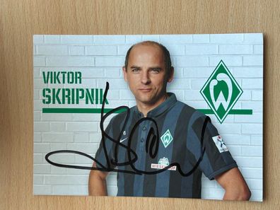 Viktor Skripnik - Werder Bremen - Autogrammkarte original signiert - #8138