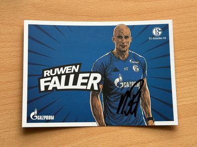 Ruwen Faller - Schalke 04 - Autogrammkarte original signiert - S#4912