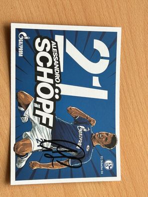 Alessandro Schöpf - Schalke 04 - Autogrammkarte original signiert - S#4919