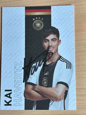 Kai Havertz - DFB - Autogrammkarte original signiert - #S3893