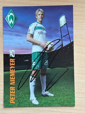 Peter Niemeyer - Werder Bremen - Autogrammkarte original signiert - #8148