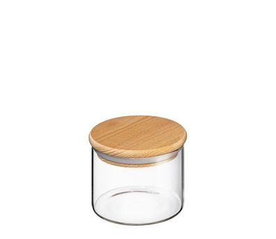 Zassenhaus Vorratsglas mit Holzdeckel 350 ml 56440