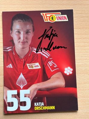 Katja Orschmann - 1. FC Union Berlin - Autogrammkarte original signiert - #S5018