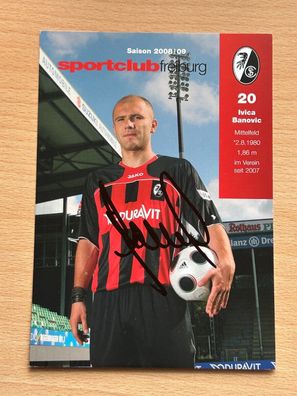 Ivica Banovic - SC Freiburg - Autogrammkarte original signiert - #S8214