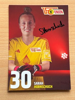 Sarah Hornschuch -1. FC Union Berlin - Autogrammkarte original signiert - #S5016