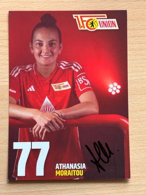 Athanasia Moraitou - Union Berlin - Autogrammkarte original signiert - #S5022