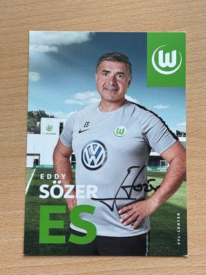 Eddy Sözer VfL Wolfsburg Autogrammkarte original signiert #S8790