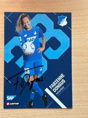 Fabienne Dongus TSG 1899 Hoffenheim Autogrammkarte original signiert #S9666