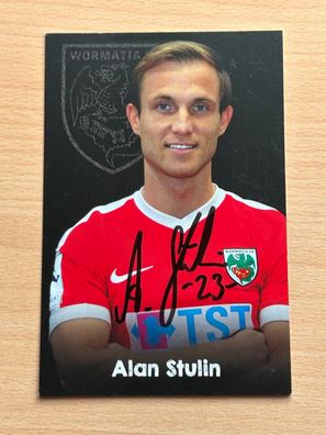 Alan Stulin - VfR Wormatia Worms - Autogrammkarte original signiert - #S4319