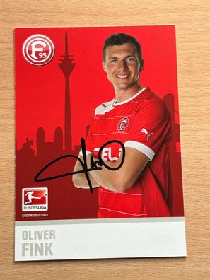 Oliver Fink - Fortuna Düsseldorf -Autogrammkarte original signiert - #S4477