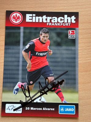 Marcos Alvarez Eintracht Frankfurt Autogrammkarte original signiert #S6208