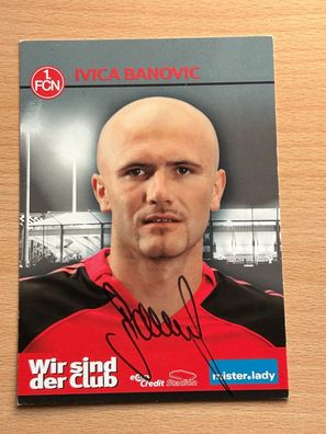 Ivica Banovic - 1. FC Nürnberg - Autogrammkarte original signiert - #S4457