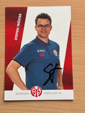 Steffen Tröster - Mainz 05 - Autogrammkarte original signiert - #S4333