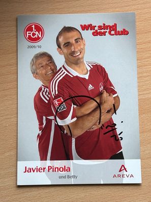 Javier Pinola 1. FC Nürnberg Autogrammkarte original signiert #S6473